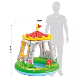 استخر بادی کودک اینتکس intex کف بادی طرح قلعه مدل 57122-اسباب بازی
